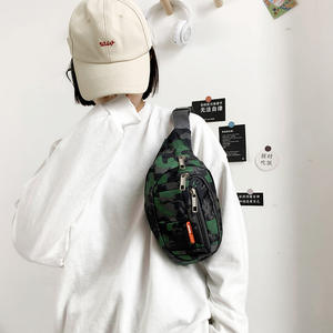 Bolso de Pecho Baigou de Gran Capacidad, Unisex, Casual, para Ciclismo al Aire Libre, Antirrobo, Color Verde, Negro, Azul Sólido - Product Image 1