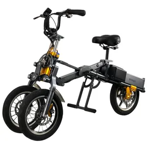 Freego 14 inch 3 Wheels 48V 350W High Stability Electric Scooter For City Commute