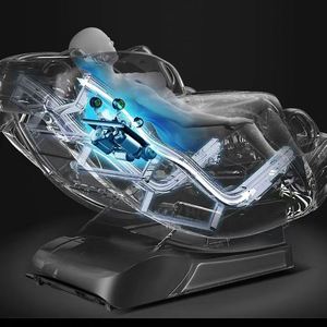 Fauteuil de massage intelligent de style capsule spatiale, entièrement automatique, pour usage domestique, multifonctionnel, avec rail en forme de SL, massage de luxe et musique - Product Image 4