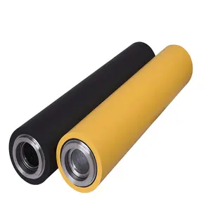 China Supplier Custom Make Steel Rubber Covered Electric Conveyor Roller