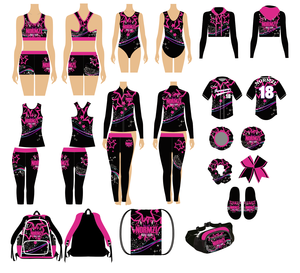 Uniformes de pom-pom girl normzl personnalisés pour filles tenue de pom-pom girl survêtements DanceCostume Cheerleading danse équipe porter uniforme - Product Image 3