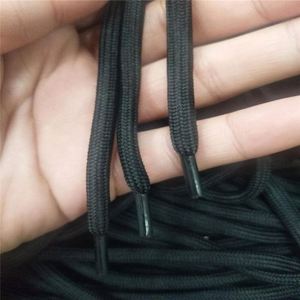 Cordon de serrage rond de 5 mm en polyester 100 % avec embout en plastique rond, accessoires pour vêtements, sacs, chaussures, textiles de maison - Product Image 2