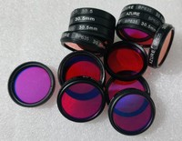 Factory Custom Optical Glass Infrared Filter 635nm Narrow Bandpass Filter Visual Imaging Filter