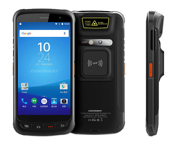 Chainway C71 Android GMS Industrial PDA 4G LTE NFC IP65 Rugged Handheld Terminal