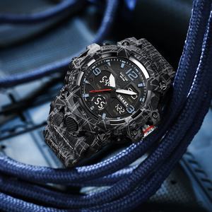 Montres pour hommes SMAEL 8008MC, étanches, sportives, chrono, analogiques et numériques, camouflage - Product Image 6