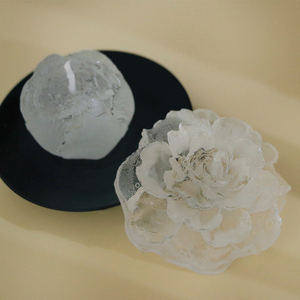 Nueva Vela Aromática de Cera de Gelatina con Forma de Rosa y Peonía, Fragancia Romántica para el Hogar y Dormitorio, Ideal para Días Festivos como Diwali, Ramadán, Pascua, Día del Padre, Hecha a Mano - Product Image 2