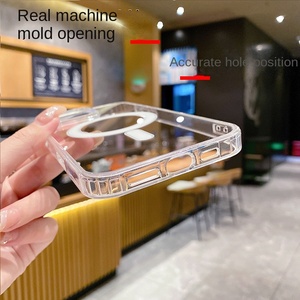 Trong Suốt Acrylic Magnetic Trường Hợp Điện Thoại Cho <span class=keywords><strong>Iphone</strong></span> 16 Pro Max Cho Iphone16 Trường Hợp Cho Silicone Hút New Điện Thoại Di Động Trường Hợp - Product Image 3