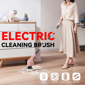 Cepillo de Limpieza Eléctrico Patentado de Fábrica, Hecho a Medida, para Pisos de Cocina y Baño, Portátil, Inalámbrico, de Acero Inoxidable - Product Image 2