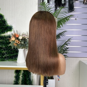 SDD 5x5 Vietnam Bone Straight Bob <b>Wig</b> 100% Human Hair Glueless <b>Wig</b> Super Double Drawn - Product Image 4