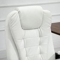 Échantillon gratuit de chaises de bureau de directeur de visiteurs tournantes de patron pivotantes inclinables noires de luxe en gros de massage