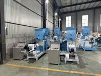 Machine de fabrication de croquettes pour animaux de compagnie de bonne qualité, extrudeuse automatique de nourriture flottante pour chats et poissons, ligne de production de granulés à petite échelle, machine à fabriquer des aliments pour chiens