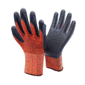 13G Rouge Spandex Industriel Froissé Latex Enduit Gant Travail Sécurité Construction Gants Maçon Rides Ondulé Paume En Caoutchouc - Product Image 2