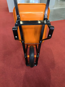 6 Cu. Ft. Brouette Jackson Jackson sans couture en bois dur de calibre lourd avec brouette de roue sans pneu plat Usa - Product Image 4