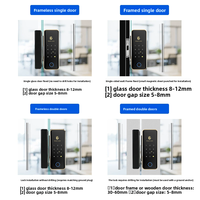 Serrure de porte intelligente en alliage d'aluminium avec empreinte digitale biométrique Vertexis pour application TT Lock, entrée par mot de passe pour la sécurité du bureau
