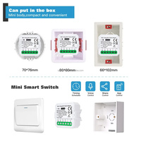 Module d'interrupteur intelligent en aluminium 1/2 Gang Zigbee 3.0 240V pour la domotique, compatible avec l'application Smart Life