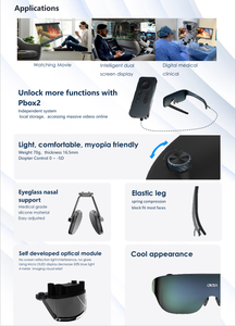 2025 Venta caliente <span class=keywords><strong>Gafas</strong></span> inteligentes Realidad aumentada Ar Plug and <span class=keywords><strong>Play</strong></span> Pantalla gigante virtual de 120 pulgadas Visible Gran angular Ar Glass - Product Image 2