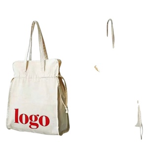 Sacs personnalisés avec logo OEM, sacs en toile de coton personnalisés pour femmes, couleur personnalisée, lettres blanches, sac fourre-tout tendance, sac de courses - Product Image 1