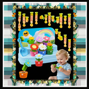 Chengji Kit de montage DIY de pots de fleurs, jouet créatif de simulation éducatif précoce, en plastique coloré pour enfants, thème arabe - Product Image 2
