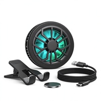 Refroidisseur de téléphone magnétique TEC, plaque de refroidissement semi-conductrice, ventilateur à clip pour téléphone et tablette de jeu, éclairage RGB