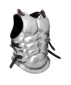 Conjunto de Armadura de Acero Pulido para Pecho y Espalda para Hombres, Equipo de Protección Duradero de Metal para Pecho y Espalda con Acabado Liso - Product Image 1