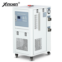 Refroidisseur d'eau à air refroidi par air à fonctionnement stable avec moteur pour le refroidissement industriel |   Capacité de refroidissement de 800 W, 220 V