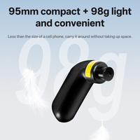 Gonfleur d'air rechargeable Pompe à vélo électrique Pompe à vélo Mini Portable pour vélo Schrader Presta Pneus