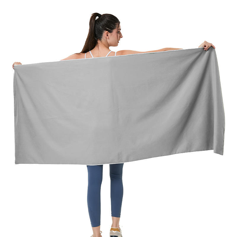 ผ้าขนหนูอาบน้ำแม่เหล็กสำหรับใช้งานกลางแจ้ง สีเทา