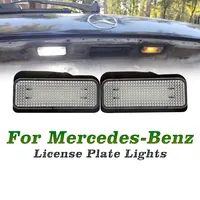 2 Luces LED Blancas para Matrícula Sin Error para Mercedes Benz W219 W211 W203 WAGON E320 E500 AMG E63 S211 C240