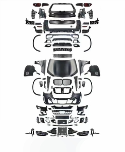 Convient pour BMW X5 E70 2008-2013 Upgrade 2024 X5 <span class=keywords><strong>GO5</strong></span> LCI M-tech Kit de carrosserie pare-chocs avant et arrière capot moteur Kit de carrosserie Frender - Product Image 1