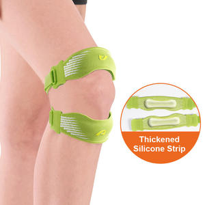 Genouillère respirante à rotule ouverte, antidérapante, réglable, unisexe, pour la course et le sport, avec logo personnalisé, OEM ODM CE - Product Image 1
