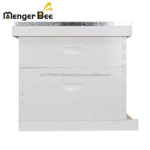 Matériel d'apiculture : Boîte à ruche en bois colorée pour le transport des ruches - Product Image 1