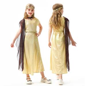Disfraz de Halloween para Niñas, Vestido de Diosa Griega, Romana o Egipcia Antigua para Actuaciones - Product Image 1