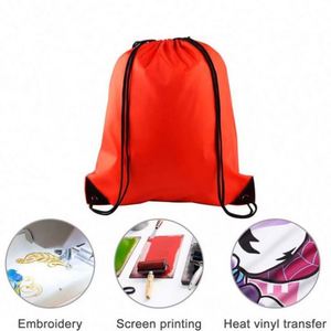 Custom Logo 210D Polyester Cloth <b>Drawstring</b> Advertising <b>Backpack</b> Marathon Outdoor Sports Fitness Basketball Bag - Product Image 4