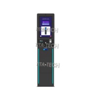 Borne de libre-service BTM pour jeux d'adresse, avec imprimante de tickets de rédemption, lecteur de cartes prépayées et scanner de codes QR