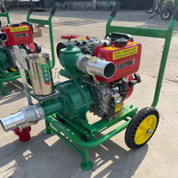 Système d'irrigation agricole, pompe à eau diesel 15HP, moteur diesel, pompe à eau pour système d'irrigation par canon à eau