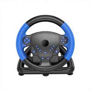 Volante de Carreras para Juegos, Controlador 4 en 1 con Pedales y Joystick, Compatible con PC, Android e iOS, Multiplataforma - Product Image 1