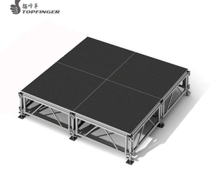 Topfinger Factory Direct 300X300mm Aluminium Triangle Acier Truss Contreplaqué Matériel pour Application de Scène - Product Image 2