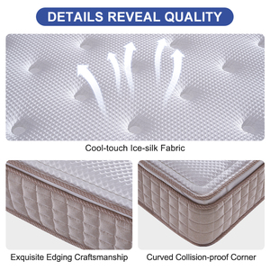 Sang Trọng Tùy Chỉnh Kích Thước Hoàn Chỉnh Giường Vừa Mềm Độ Cứng Vải Lai Nệm Cho Giường Đổ Xô Nệm - Product Image 2