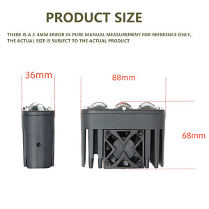 Đèn pha trước xe máy IDISON GS3 3 mắt lưới, công suất cao 65W, 6000K 3000K, thấu kính Bi-led Projector dành cho Ô tô, SUV, Xe tải, Off-road - Product Image 5