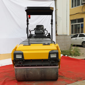 3 tonnellate di doppia ruota in acciaio piccolo rullo stradale costruzione rullo compressore rullo asfalto forte compattazione forte vibr - Product Image 1