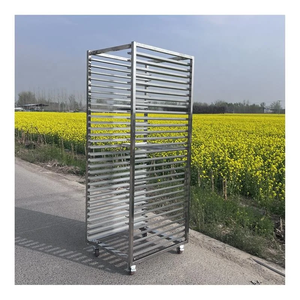Chariot à main <span class=keywords><strong>en</strong></span> acier inoxydable sur mesure, chariot à pousser facile à nettoyer, résistant à la corrosion, pour usage industriel et commercial - Product Image 1