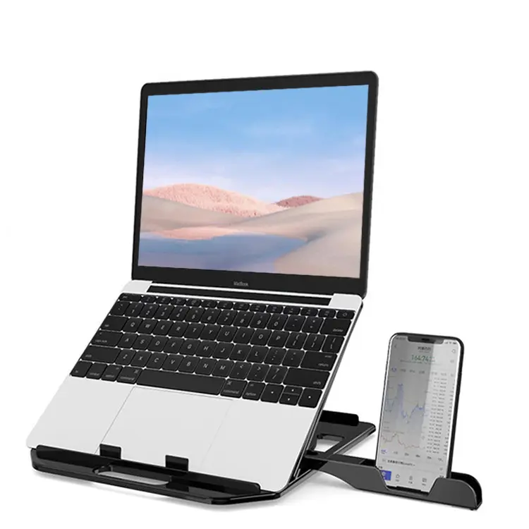 360 Rotatable Cooling Monitor Notebook Base Portable Foldable Adjustable Laptop Stand