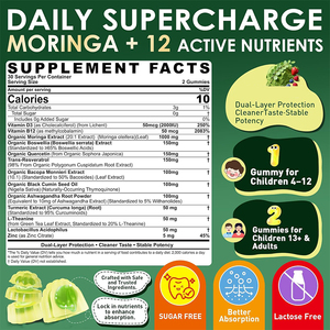 Integratori di Moringa in Caramelle Gommose all'Ingrosso con <span class=keywords><strong>Semi</strong></span> di Moringa Biologici e Moringa Dimagrante per Bruciare Naturalmente il Grasso Addominale - Product Image 4