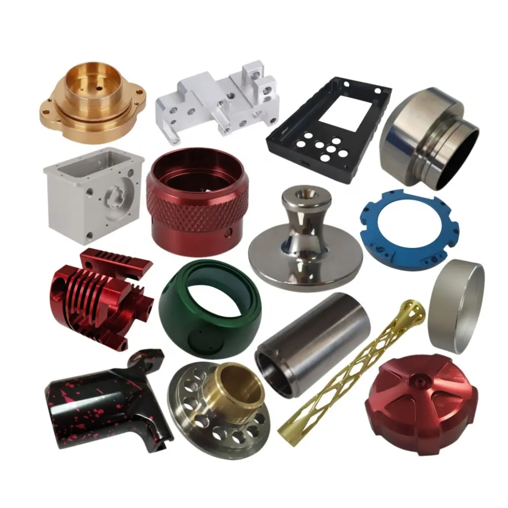 From Simple To Complex Various Color Anodizing Custom Aluminum Parts CNC Machining According To Your Design