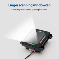 EDOO MF28 Lecteur de codes-barres intégré NFC 1D 2D haute vitesse pour contrôle d'accès aux carreaux rotatifs, module de lecture de codes-barres 13.56 MHz