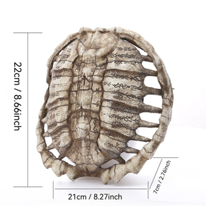Oracle Bone Turtle Shell animale teschio SKE34 ciondolo di famiglia personalizzato decorazione per la casa in resina ornamenti - Product Image 2