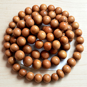 Genuine Buddhist <b>Rosary</b> Beads/12 mm Round Sandalwood Beads/sandalwood Finished Beads - Product Image 1