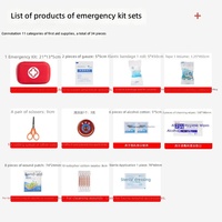 Kit d'outils de survie 34-en-1, étui rigide en EVA, EDC