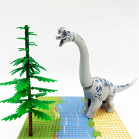 Figuras de Dinosaurios Gigantes en Oferta, Set de Bloques de Construcción de Seismosaurus, Titanosaurio y Brachiosaurus, Figuras de Plástico para Escritorio