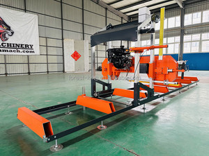 เครื่องเลื่อยสายพานแนวนอนแบบพกพาขนาด 31 <span class=keywords><strong>นิ้ว</strong></span> สำหรับงานหนัก พร้อมมอเตอร์เบนซิน/ไฟฟ้า <span class=keywords><strong>11</strong></span> กิโลวัตต์ สำหรับการตัดที่ลึก - Product Image 3